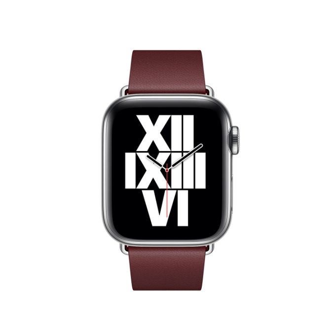 Moderne lær klokkereim med spenne for Apple Watch Ultra 49 / 45 / 44 mm - Bilde 12