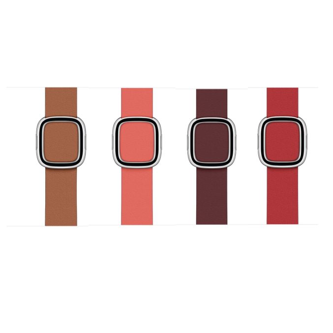 Moderne lær klokkereim med spenne for Apple Watch Ultra 49 / 45 / 44 mm - Bilde 17