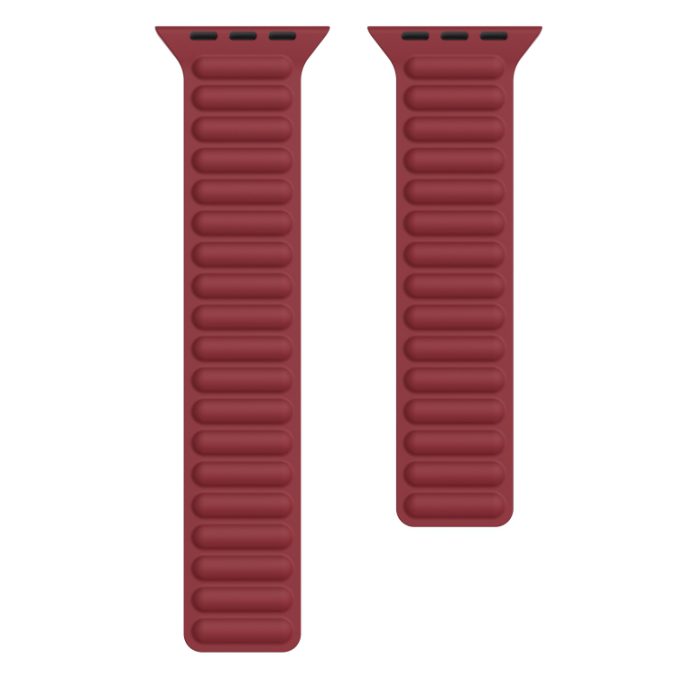 Silikon klokkereim med magnet til Apple Watch Ultra 49 / 45 / 44 mm - Bilde 3
