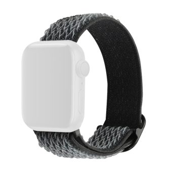 Justerbar tekstur klokkereim av nylon til Apple Watch Ultra 49 / 45 / 44  mm - Grå