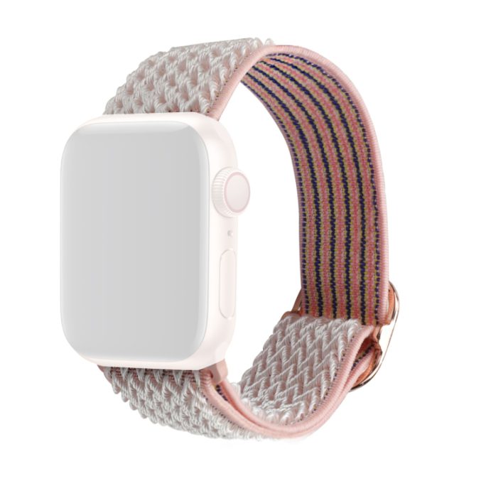 Justerbar tekstur klokkereim av nylon til Apple Watch Ultra 49 / 45 / 44  mm - Bilde 17
