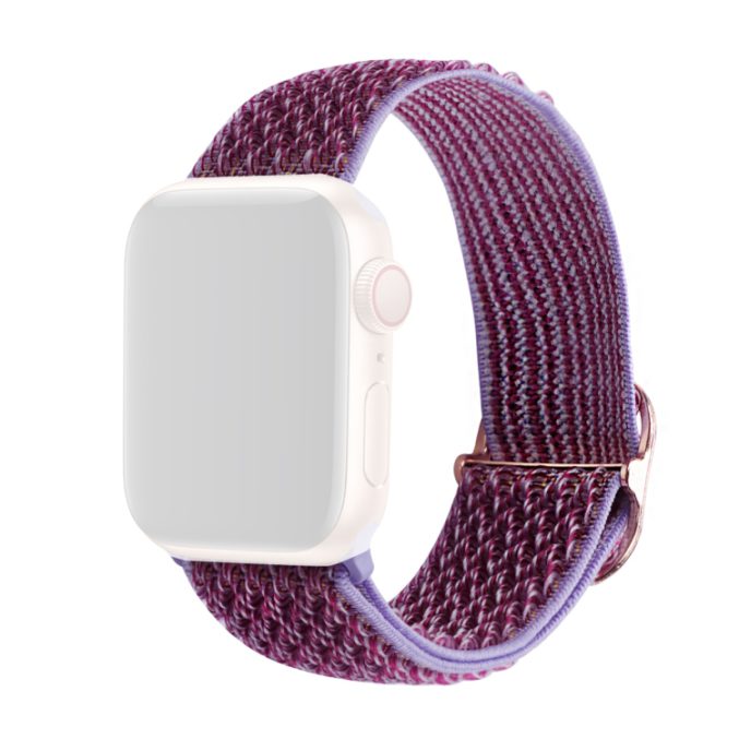 Justerbar tekstur klokkereim av nylon til Apple Watch Ultra 49 / 45 / 44  mm - Bilde 2