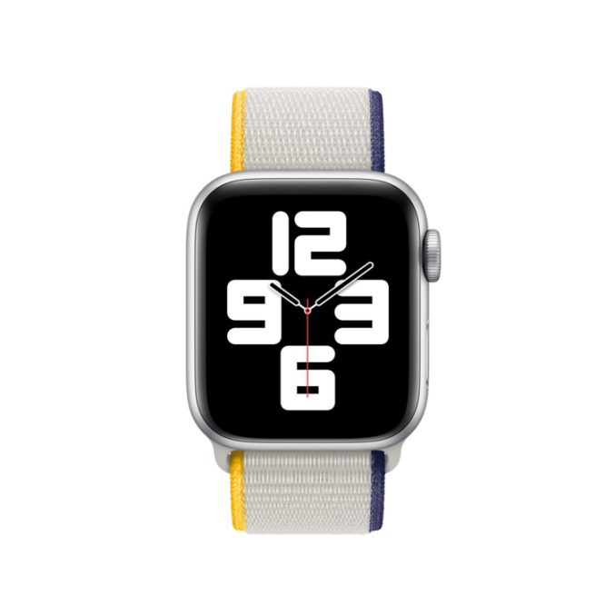 Vevet nylon klokkereim med borrelås for Apple Watch 41 / 40 / 38 mm (Nye farger) - Bilde 26