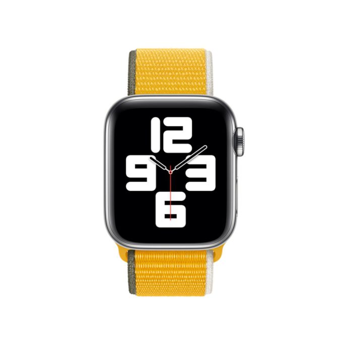 Vevet nylon klokkereim med borrelås for Apple Watch 41 / 40 / 38 mm (Nye farger) - Bilde 23