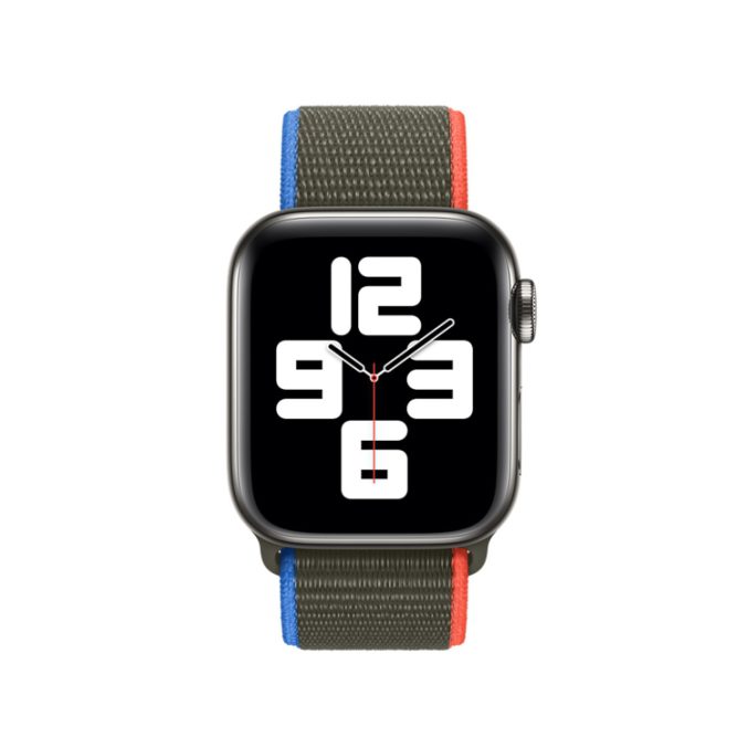 Vevet nylon klokkereim med borrelås for Apple Watch 41 / 40 / 38 mm (Nye farger) - Bilde 20