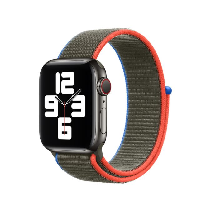 Vevet nylon klokkereim med borrelås for Apple Watch 41 / 40 / 38 mm (Nye farger) - Bilde 21