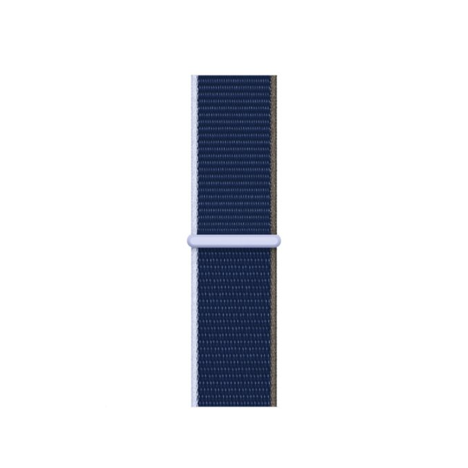 Vevet nylon klokkereim med borrelås for Apple Watch 41 / 40 / 38 mm (Nye farger) - Bilde 2