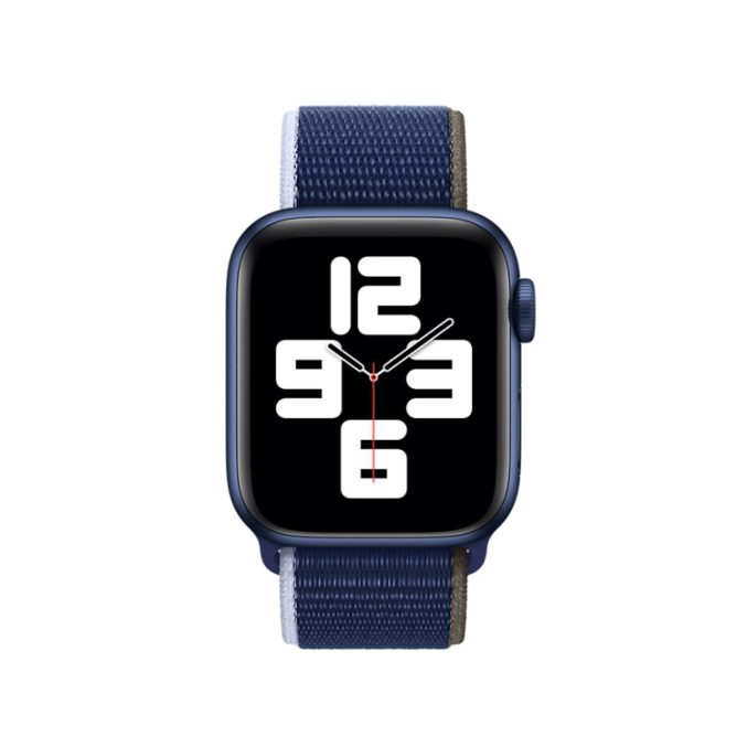 Vevet nylon klokkereim med borrelås for Apple Watch 41 / 40 / 38 mm (Nye farger) - Bilde 3
