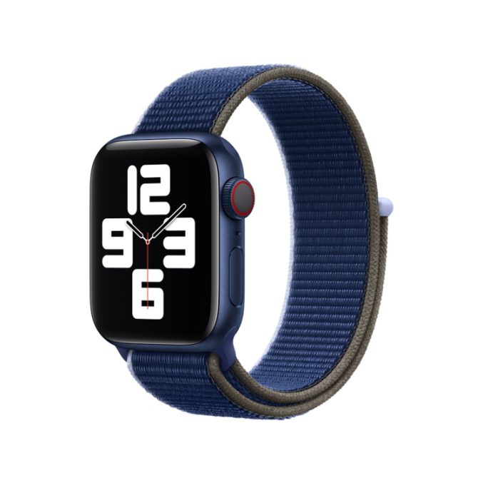 Vevet nylon klokkereim med borrelås for Apple Watch 41 / 40 / 38 mm (Nye farger) - Bilde 4