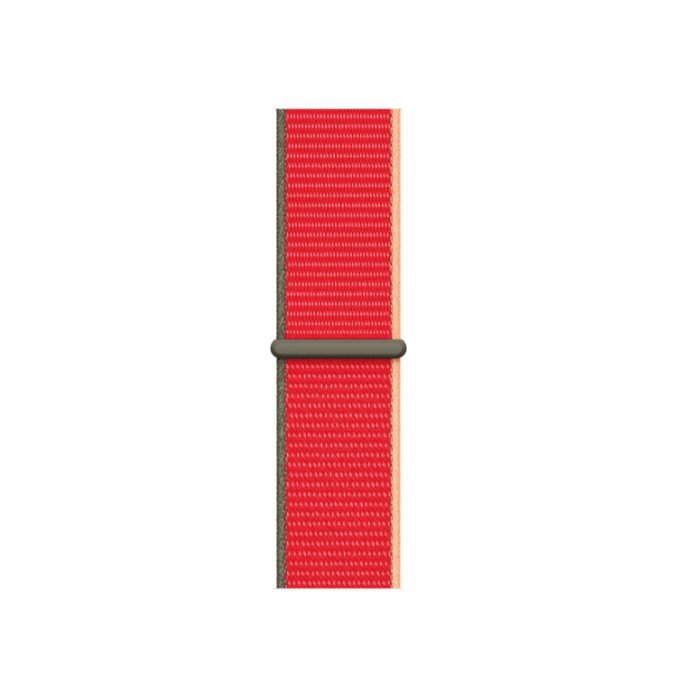 Vevet nylon klokkereim med borrelås for Apple Watch 41 / 40 / 38 mm (Nye farger) - Bilde 5