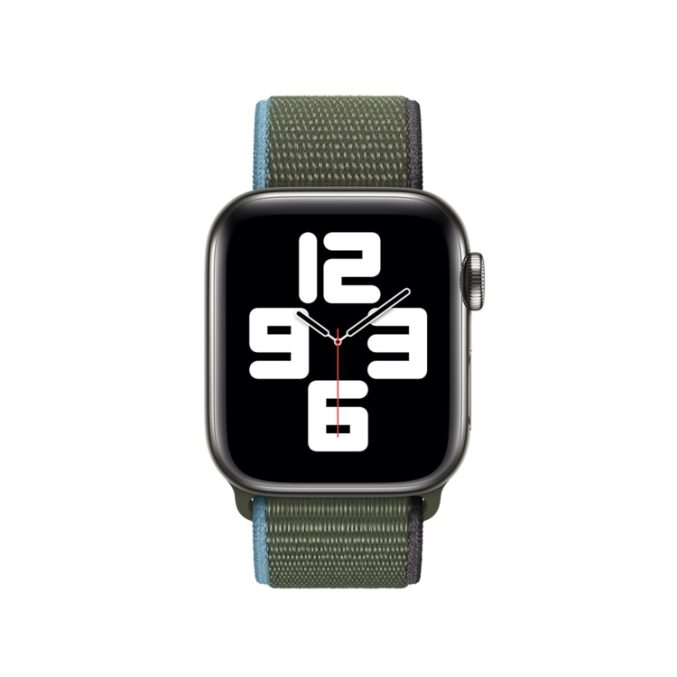 Vevet nylon klokkereim med borrelås for Apple Watch 41 / 40 / 38 mm (Nye farger) - Bilde 17