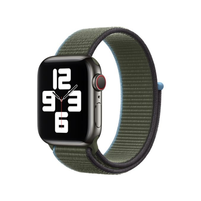 Vevet nylon klokkereim med borrelås for Apple Watch 41 / 40 / 38 mm (Nye farger) - Bilde 18
