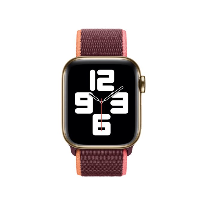 Vevet nylon klokkereim med borrelås for Apple Watch 41 / 40 / 38 mm (Nye farger) - Bilde 14