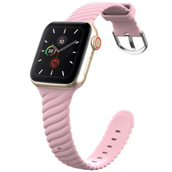 Twist Silikon klokkereim til Apple Watch Ultra 49 / 45 / 44 mm - Rosa