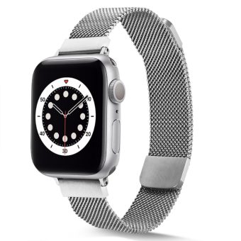 Smal klokkereim med dobbel magnetlås til Apple Watch Ultra 49 / 45 / 44  mm - Lys grå