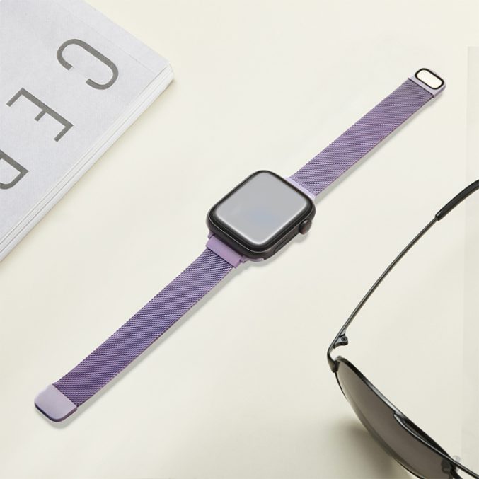 Smal klokkereim med dobbel magnetlås til Apple Watch Ultra 49 / 45 / 44  mm - Bilde 30