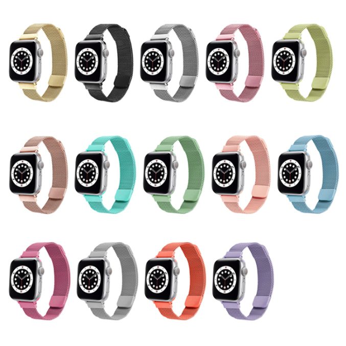 Smal klokkereim med dobbel magnetlås til Apple Watch Ultra 49 / 45 / 44  mm - Bilde 2