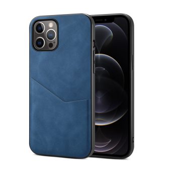 Beskyttelsesdeksel med kortspor for iPhone 12 Pro Max - Blå