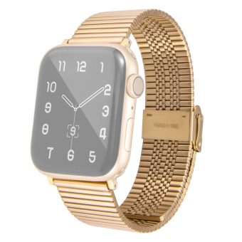 Multi-baht stål klokkereim for Apple Watch 41 / 40 / 38 mm - Gull