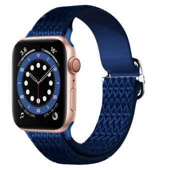 Rombisk tekstur klokkereim for Apple Watch 41 / 40 / 38 mm - Blå