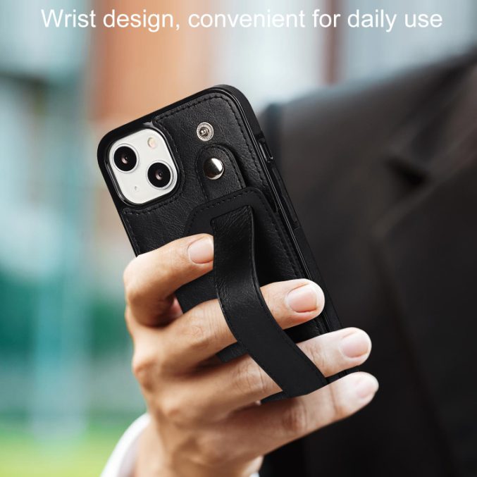 Deksel med kortspor og fingerstrap til iPhone 14 - Bilde 23