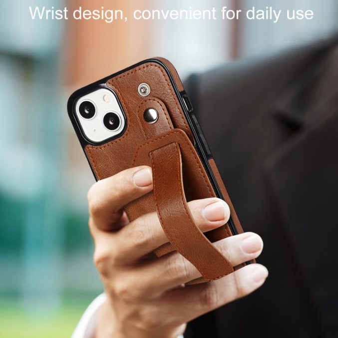 Deksel med kortspor og fingerstrap til iPhone 14 - Bilde 2