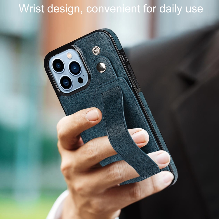 Deksel med kortspor og fingerstrap til iPhone 13 Pro Max - Bilde 16