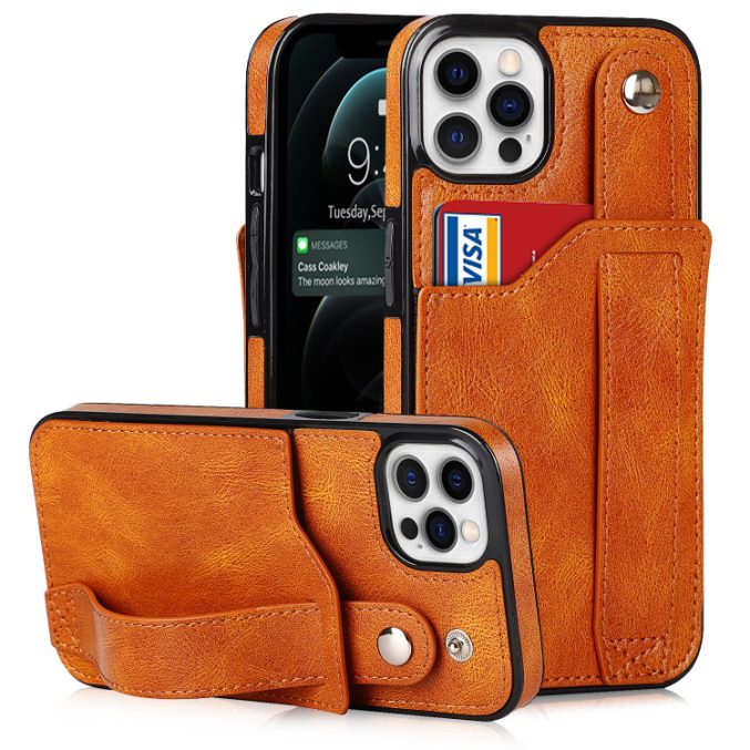 Deksel med kortspor og fingerstrap til iPhone 14 Pro - Bilde 8