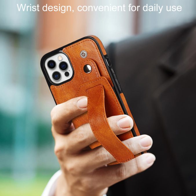 Deksel med kortspor og fingerstrap til iPhone 14 Pro - Bilde 9