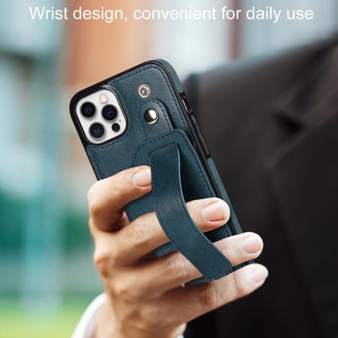 Deksel med kortspor og fingerstrap til iPhone 14 Pro - Bilde 16