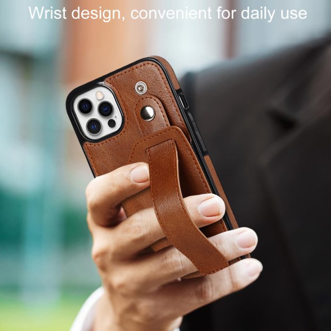 Deksel med kortspor og fingerstrap til iPhone 14 Pro - Bilde 2
