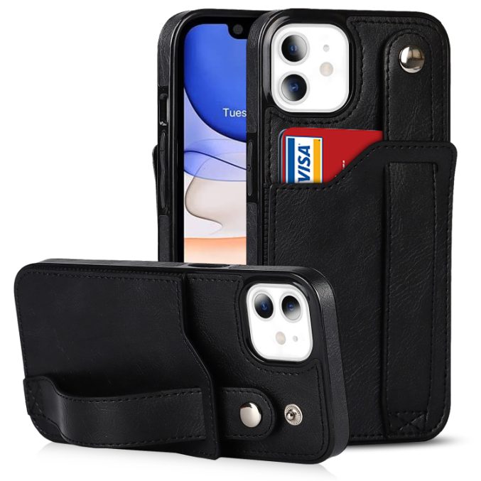 Deksel med kortspor og fingerstrap til iPhone 11 - Bilde 23