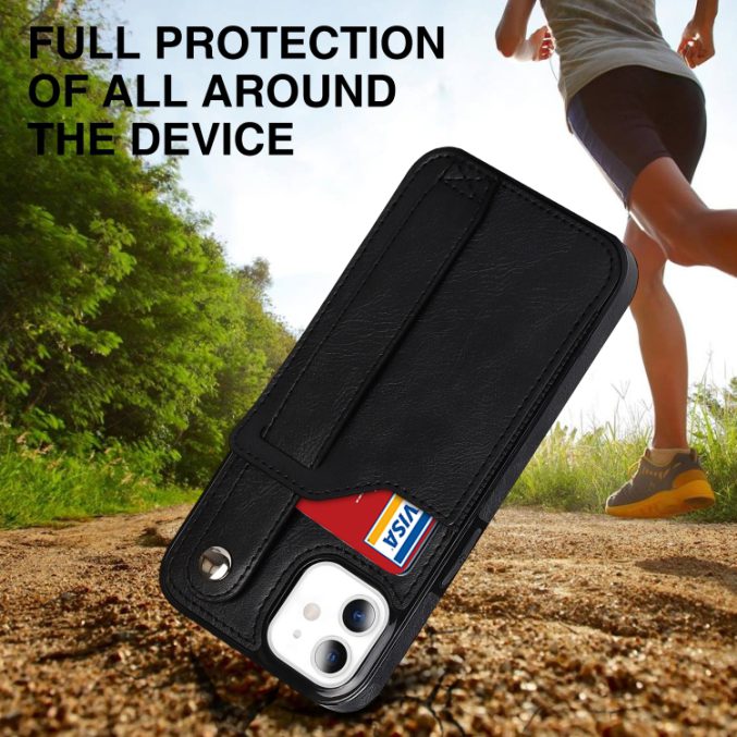Deksel med kortspor og fingerstrap til iPhone 11 - Bilde 27