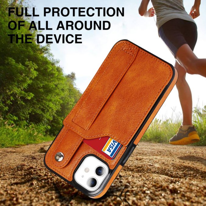 Deksel med kortspor og fingerstrap til iPhone 11 - Bilde 13