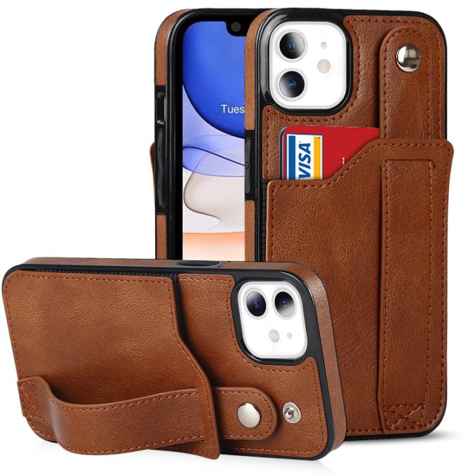 Deksel med kortspor og fingerstrap til iPhone 11 - Bilde 2