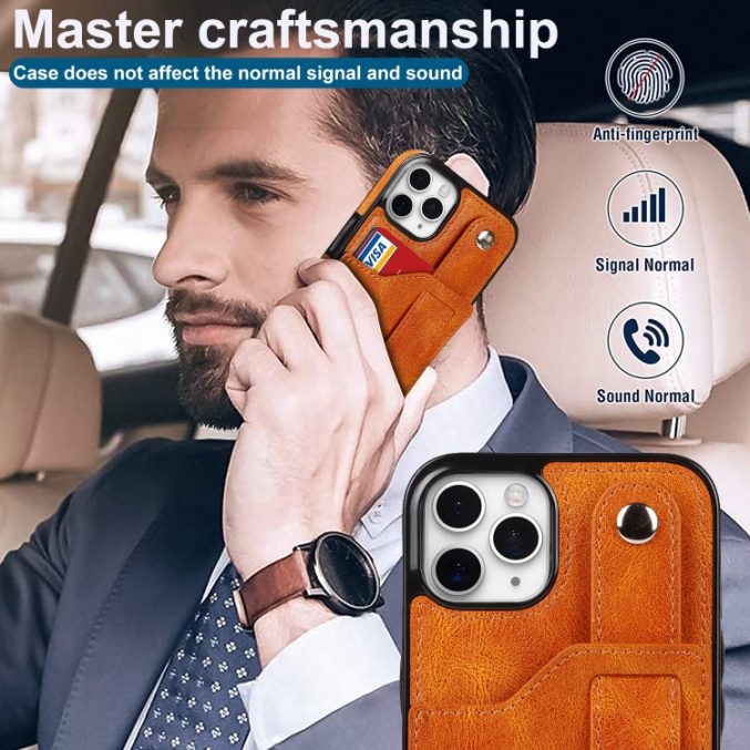 Deksel med kortspor og fingerstrap til iPhone 11 Pro - Bilde 22