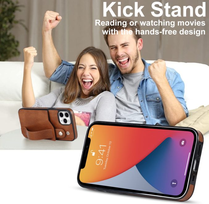 Deksel med kortspor og fingerstrap til iPhone 11 Pro - Bilde 25