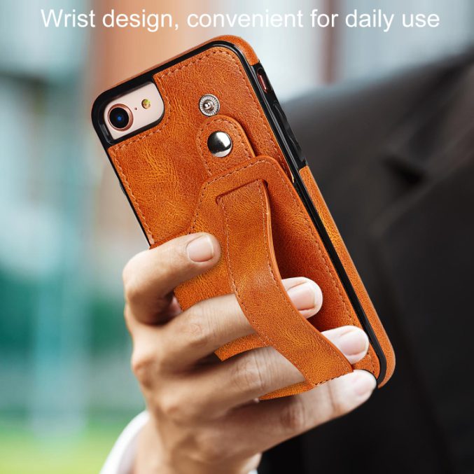 Deksel med kortspor og fingerstrap til iPhone 7 / 8 / SE 2 / SE 3 - Bilde 9