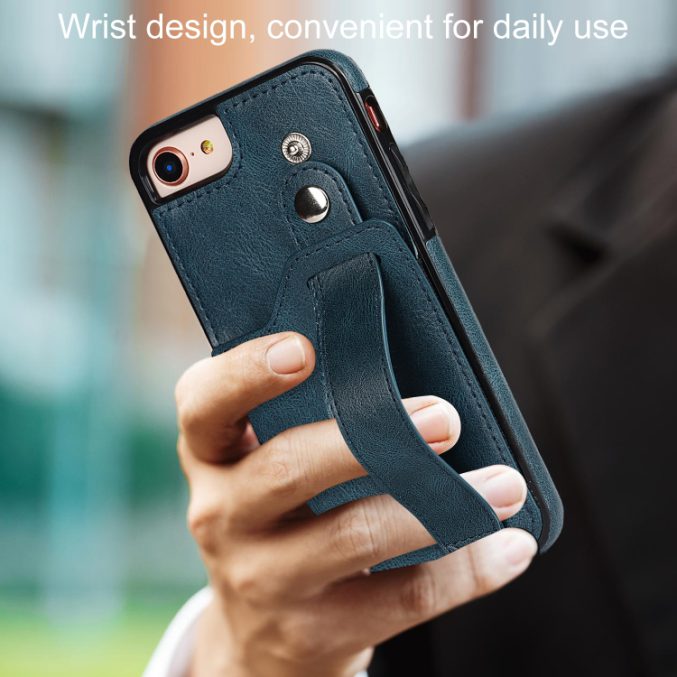 Deksel med kortspor og fingerstrap til iPhone 7 / 8 / SE 2 / SE 3 - Bilde 16