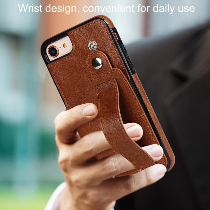 Deksel med kortspor og fingerstrap til iPhone 7 / 8 / SE 2 / SE 3 - Bilde 2