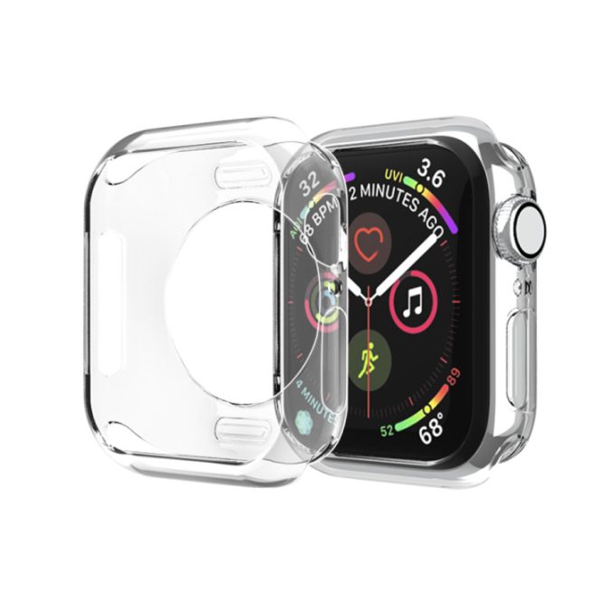 Beskyttelsesramme til Apple Watch (Gjennomsiktig)