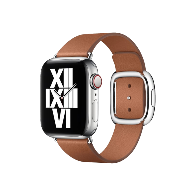 Moderne lær klokkereim med spenne for Apple Watch Ultra 49 / 45 / 44 mm