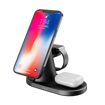 3 i 1 Bordlader for iPhone / AirPods / Apple Watch