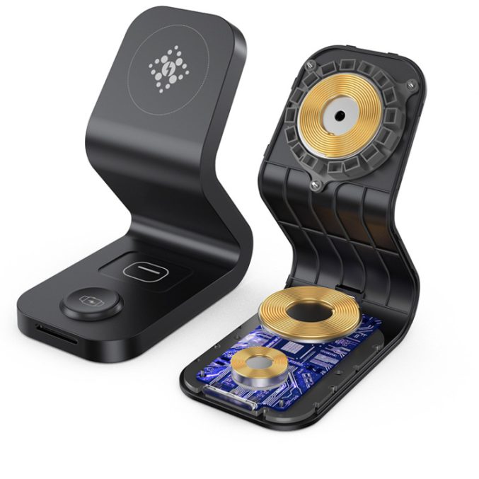 3 i 1 Bordlader for iPhone / AirPods / Apple Watch (B-13)