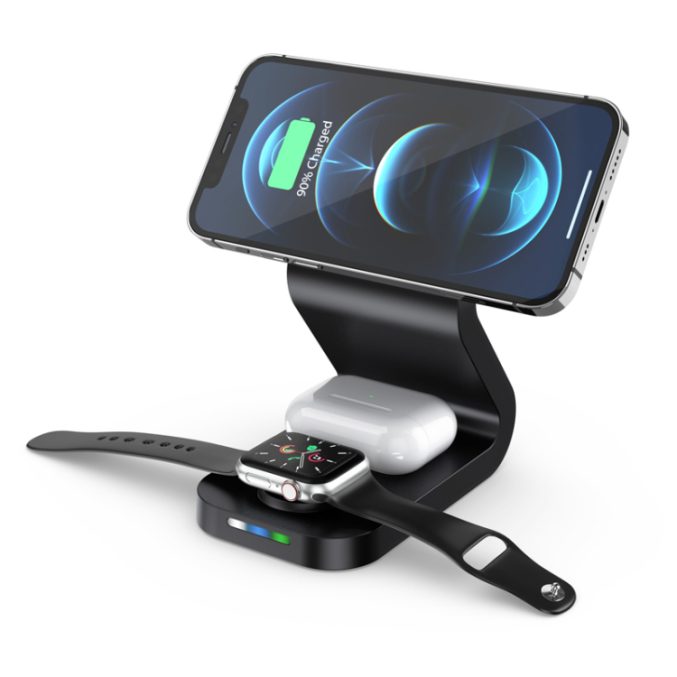 3 i 1 Bordlader for iPhone / AirPods / Apple Watch (B-13)