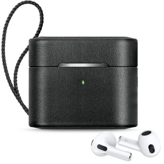 Splittet lær etui for AirPods 3