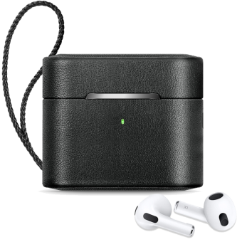 Splittet lær etui for AirPods 3
