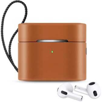 Splittet lær etui for AirPods 3
