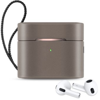 Splittet lær etui for AirPods 3