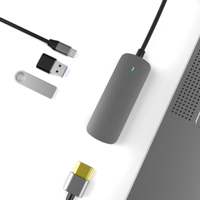 4 i 1 USB-C docking - Bilde 8